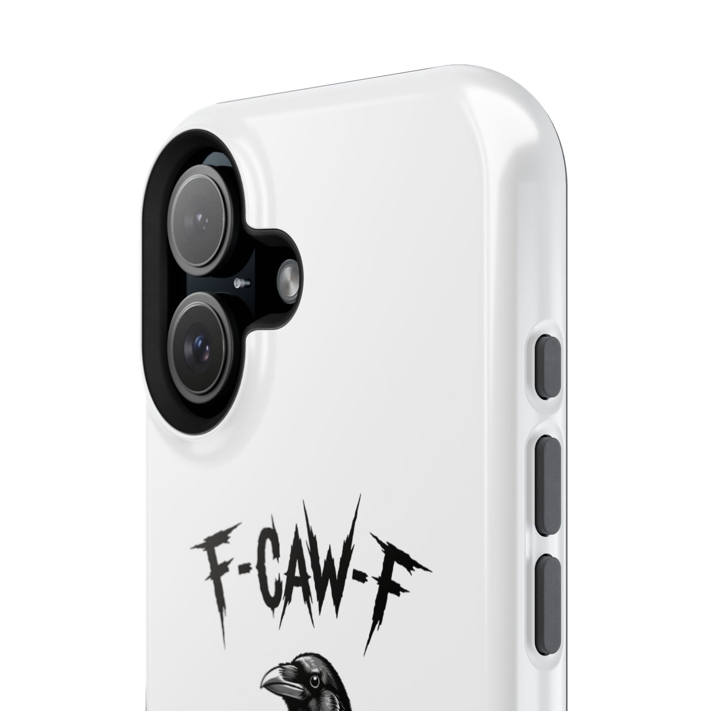 F-Caw-F Raven Phone Case, Autum Vibe Accessory, Perfect for Bird Lovers, Unique Gift for Him/Her, Impact-Resistant Phone Cover