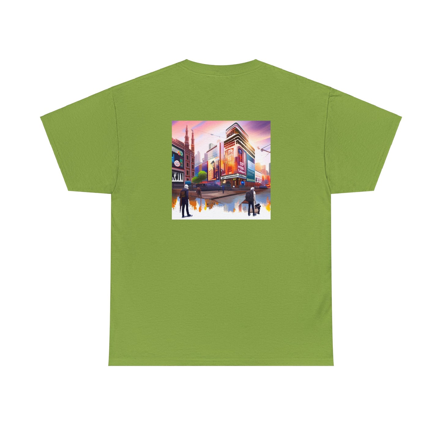 Normales Tragen AI Prints Unisex-T-Shirt aus schwerer Baumwolle