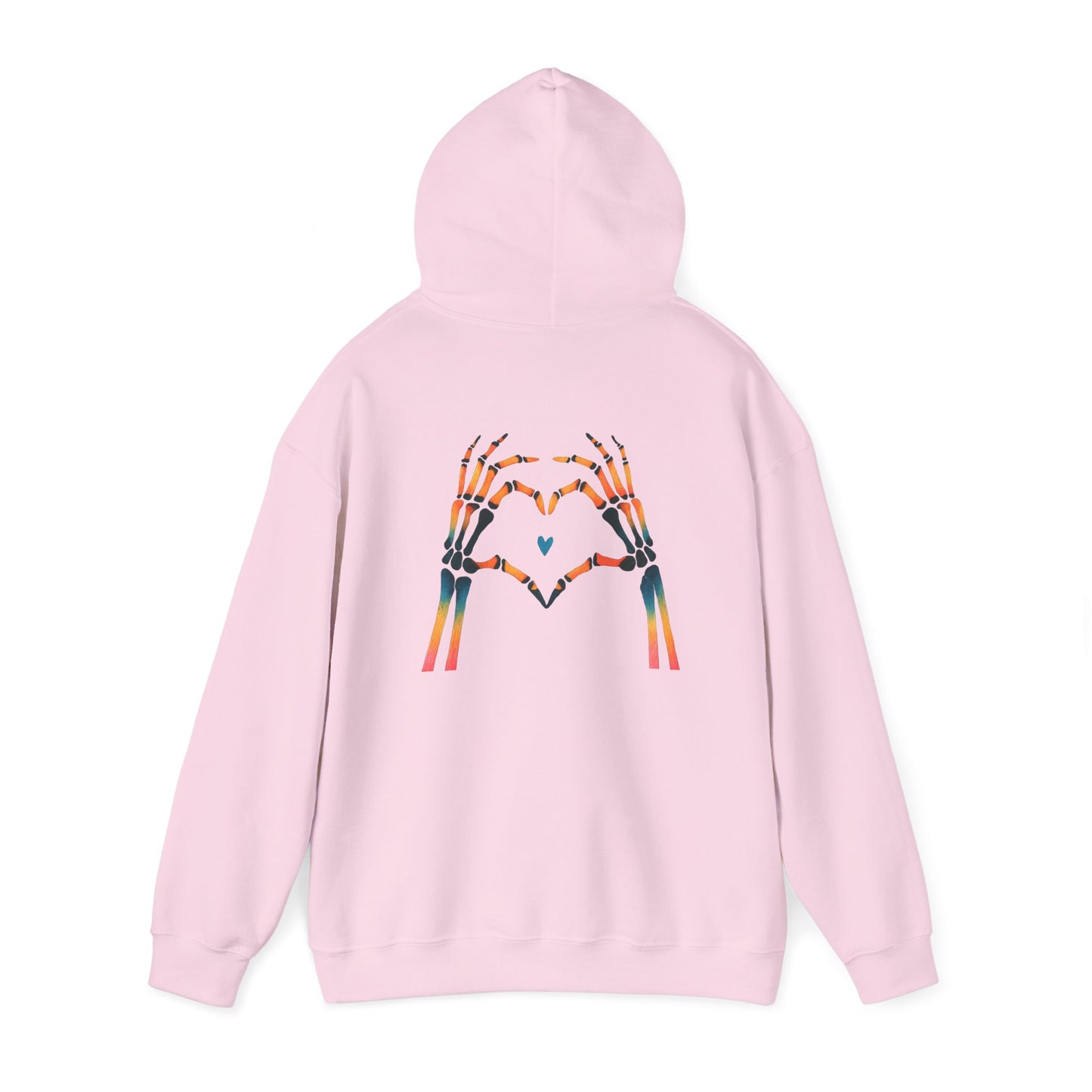 Rainbow Skeleton Heart Hoodie