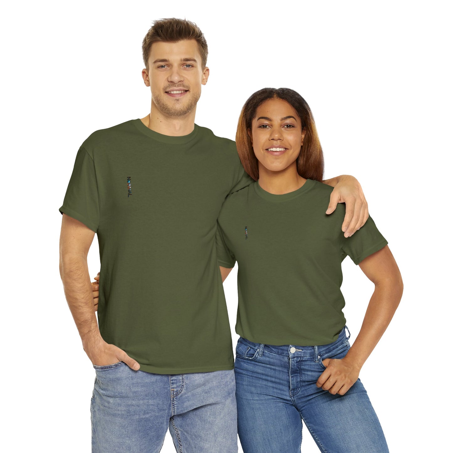 Normales Tragen AI Prints Unisex-T-Shirt aus schwerer Baumwolle