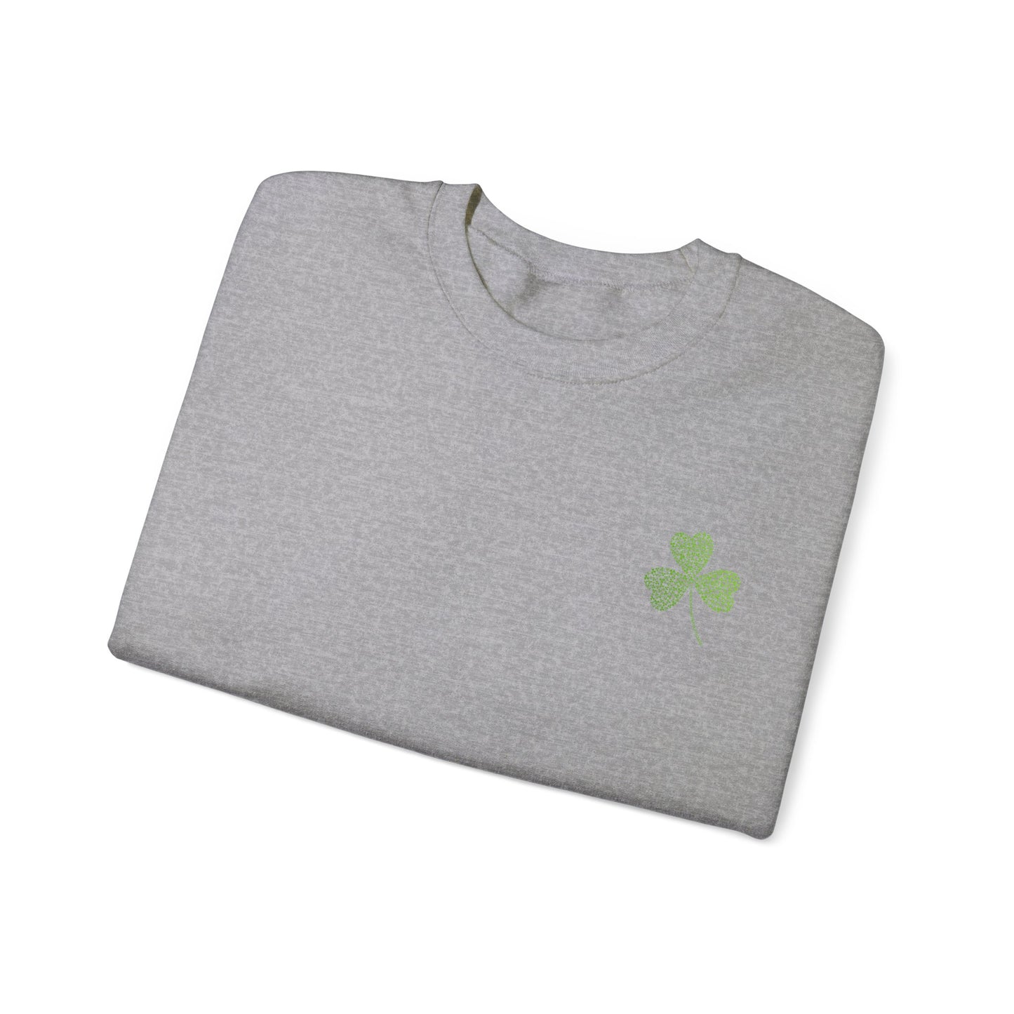 St Patricks Basic CloverUnisex Heavy Blend™ Crewneck Sweatshirt