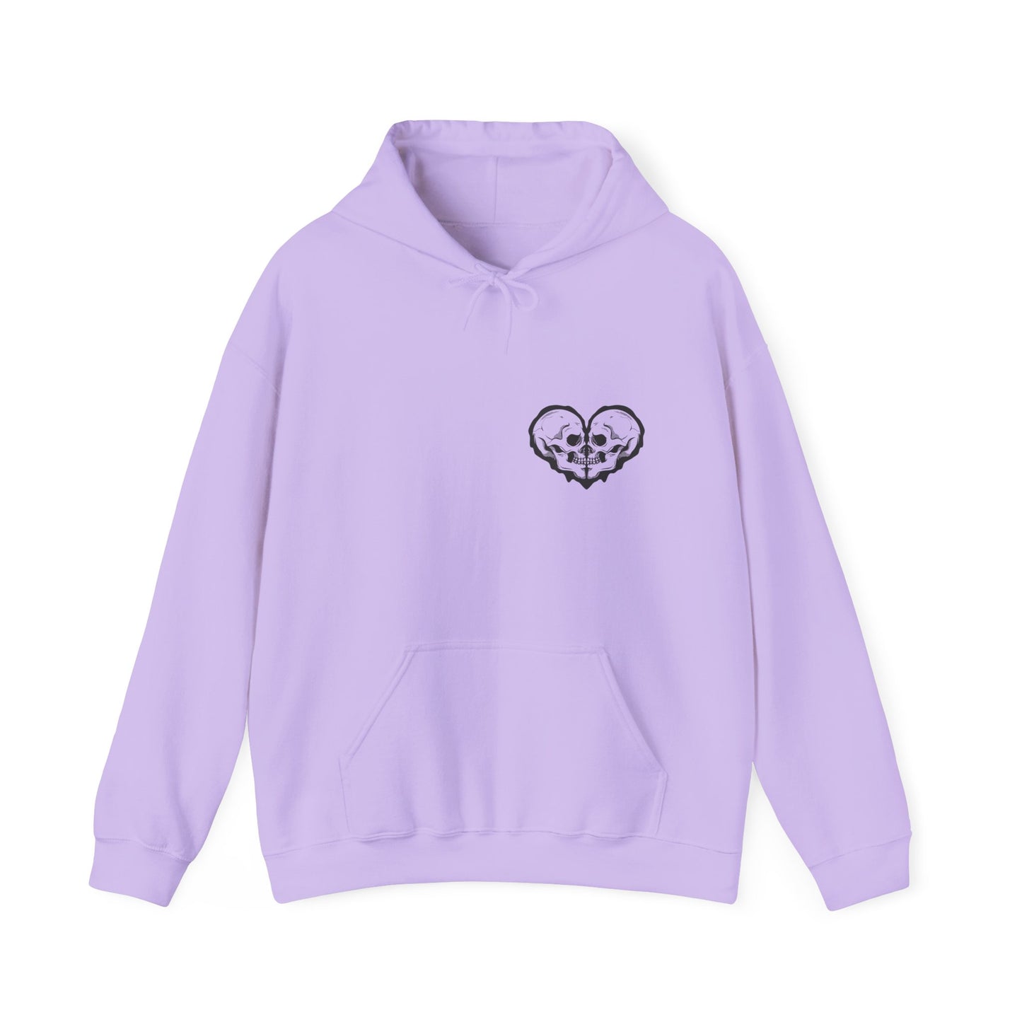 Skeleton Heart Hoodie - if i had feelings they'd be for you