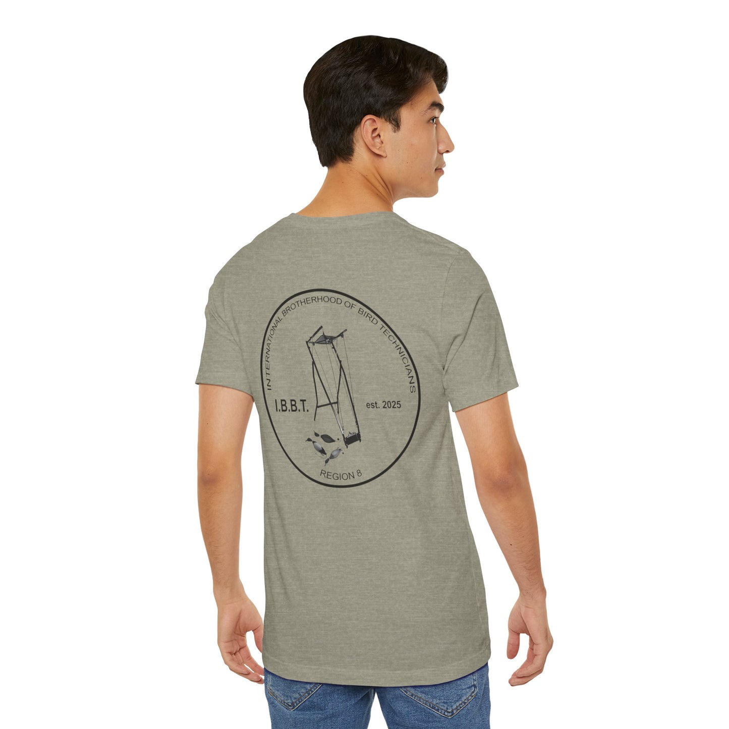 International Brotherhood of Bird Technicians IBBT Region 8 Back Print