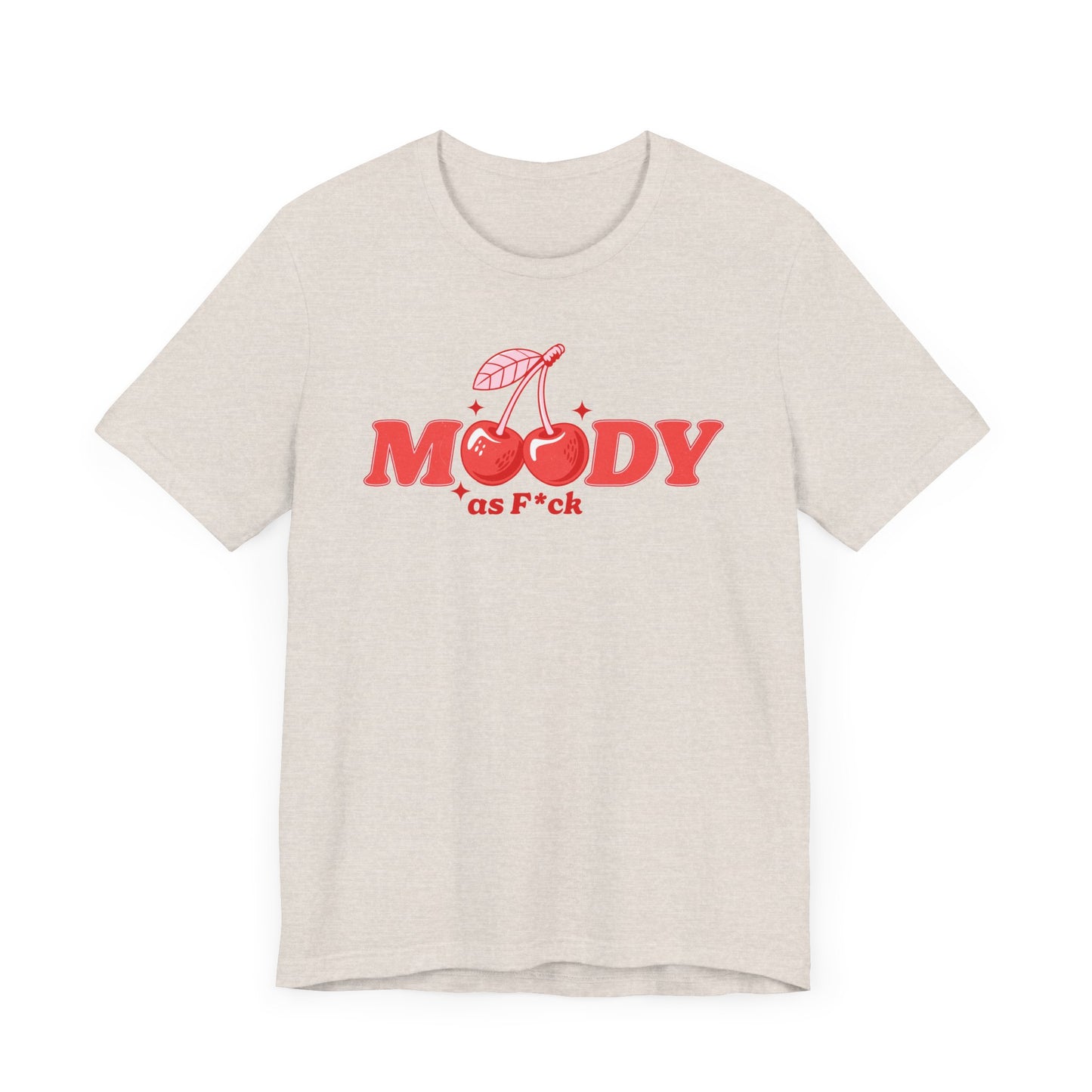 Moody AF front Cherries Self Love skeleton Heart Back