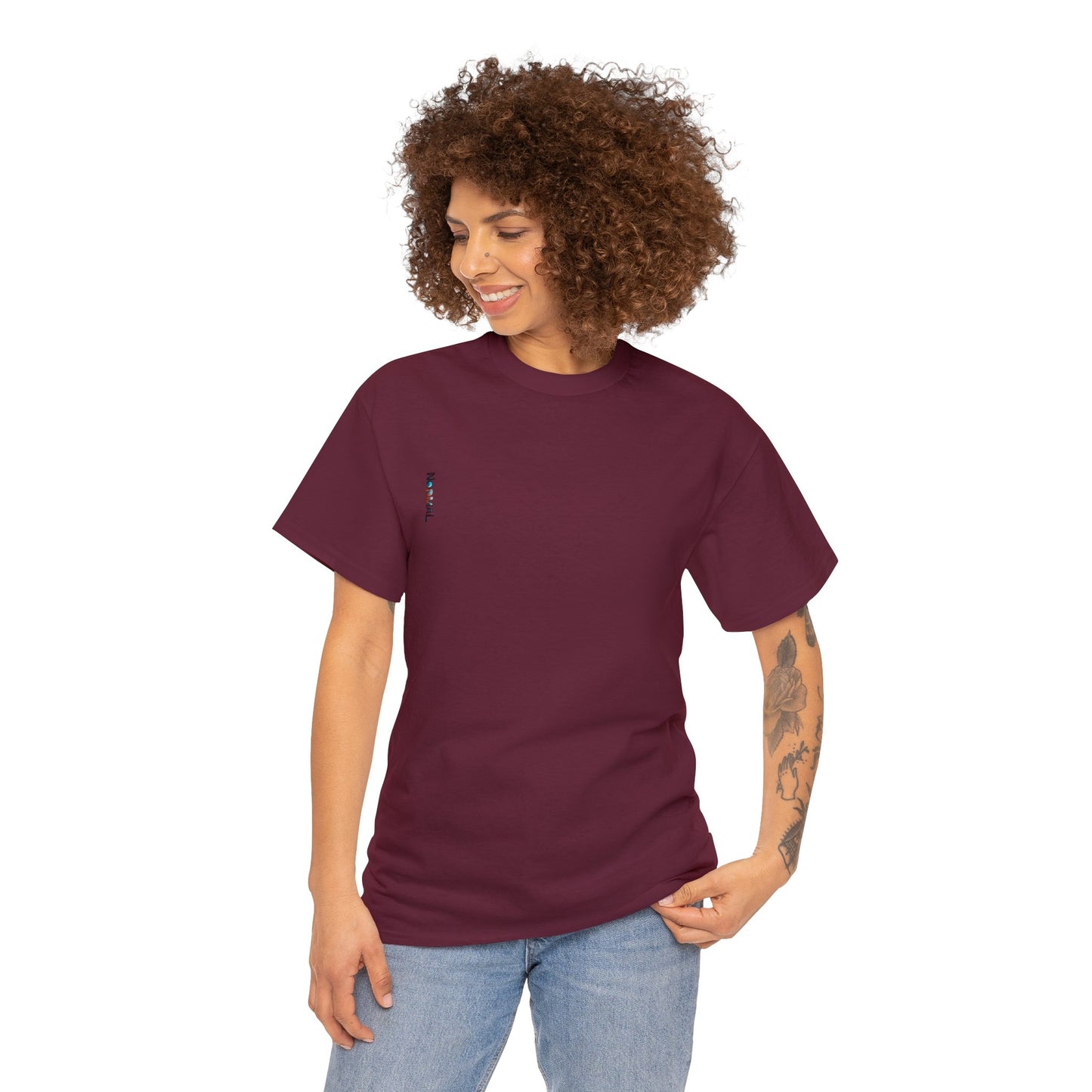 Normales Tragen AI Prints Unisex-T-Shirt aus schwerer Baumwolle