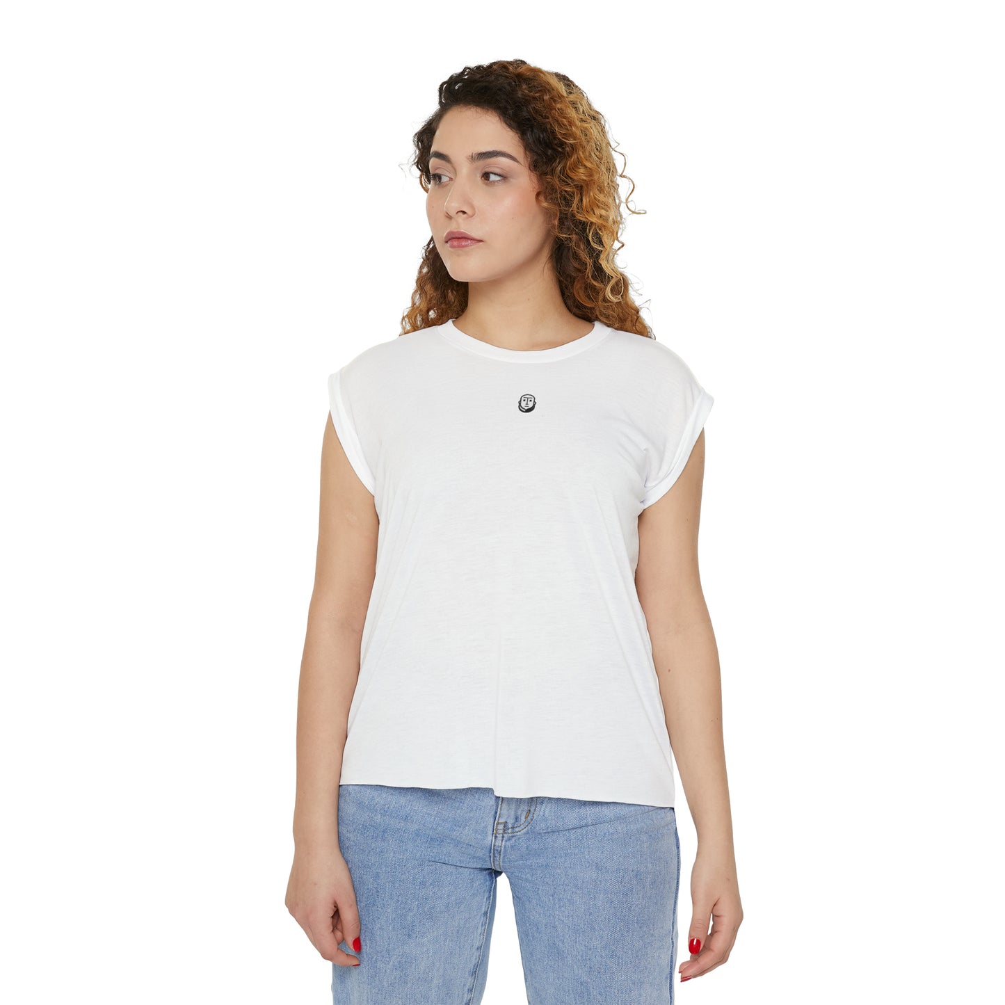 St. Patricks Day Women’s Flowy Rolled Cuffs Muscle Tee