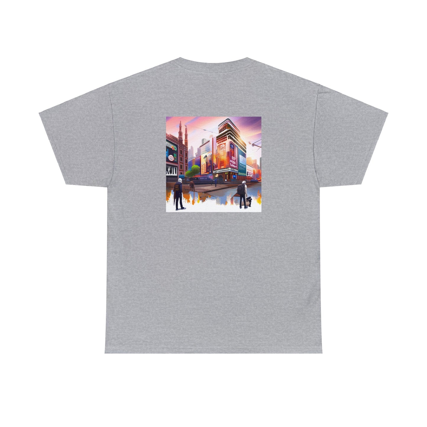 Normales Tragen AI Prints Unisex-T-Shirt aus schwerer Baumwolle