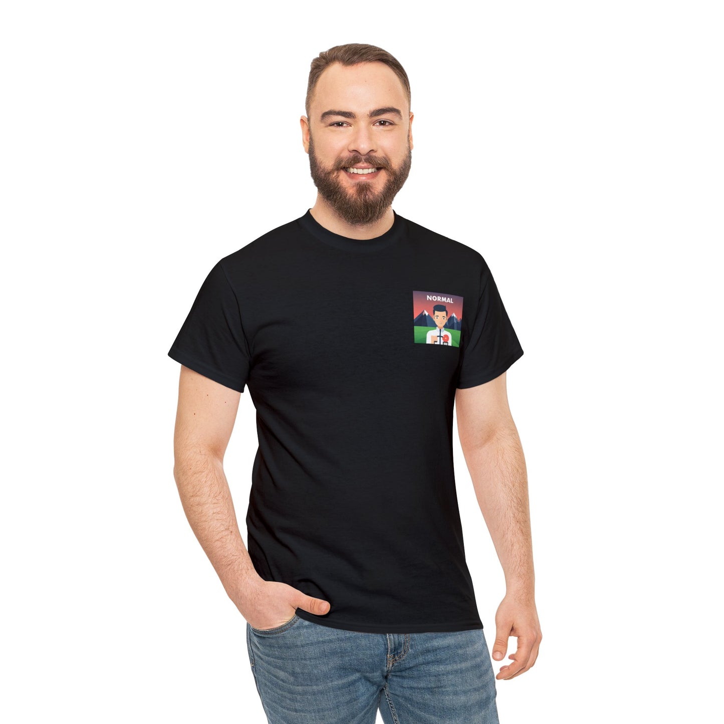 Normal Wear Unisex Heavy Cotton Tee