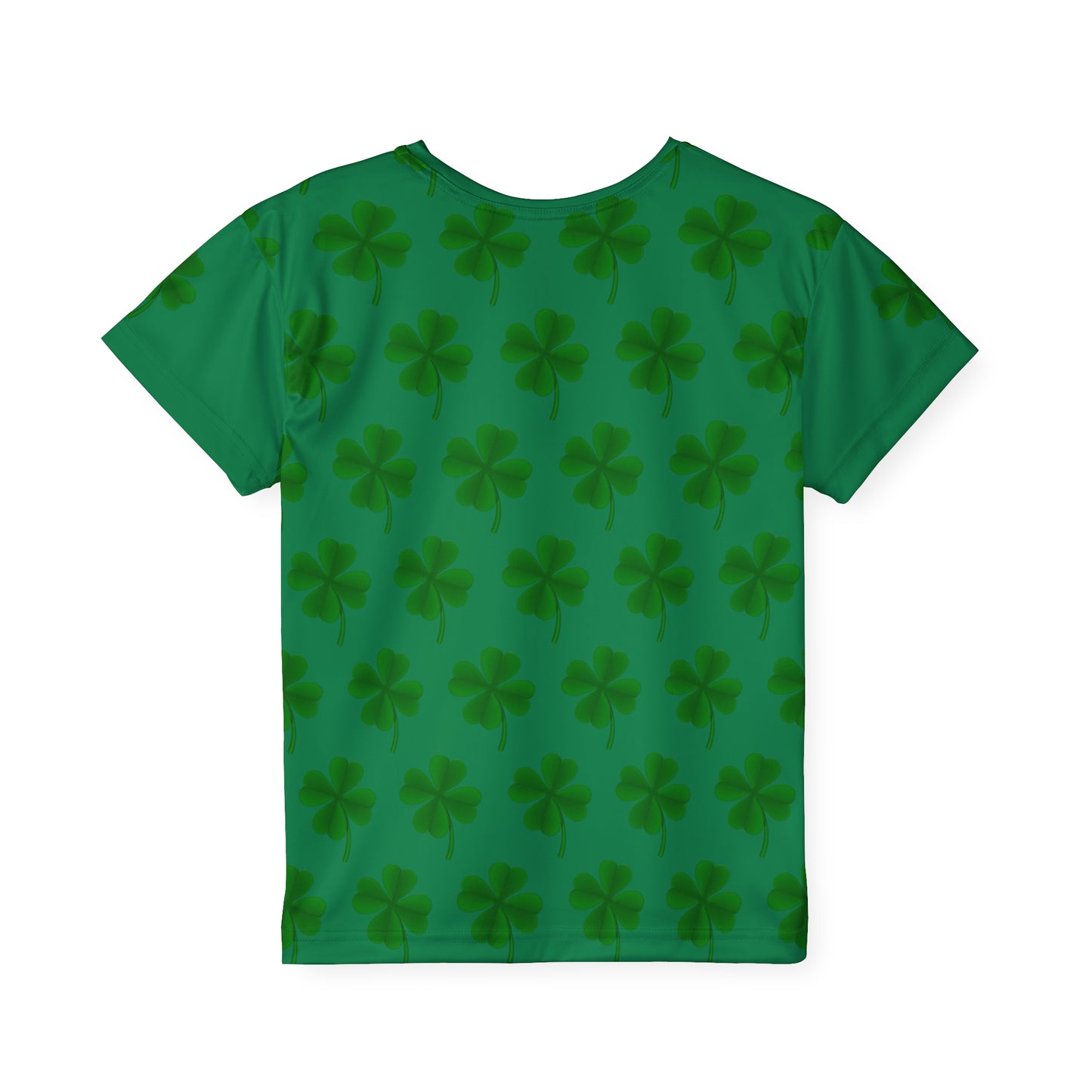 Custom Clover Pattern Kids Sports Jersey (AOP)