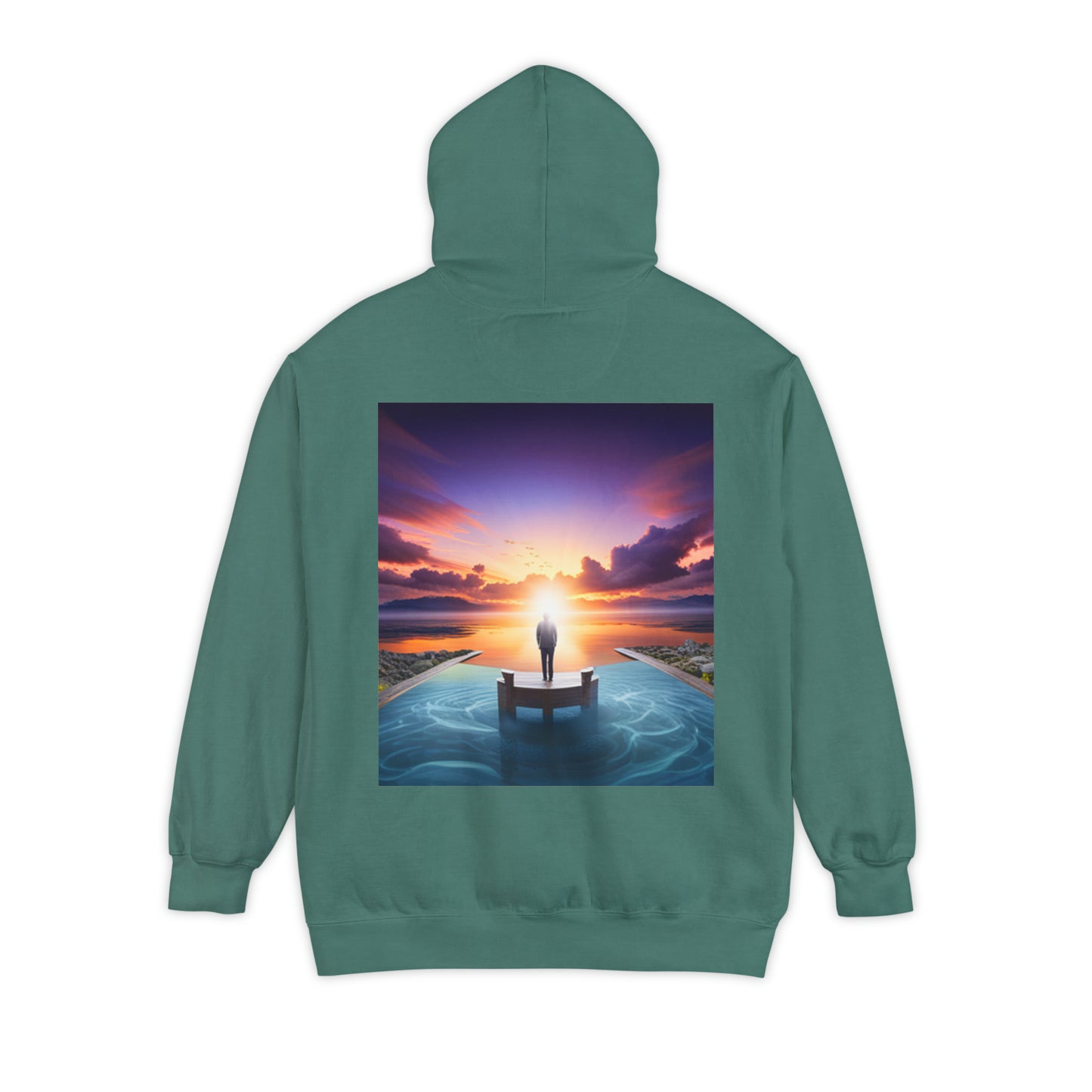Normal Wear Unisex Garment-Dyed Hoodie