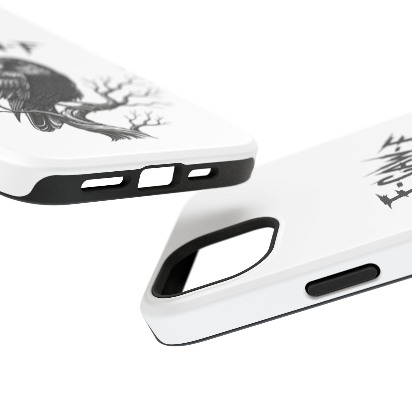 F-Caw-F Raven Phone Case, Autum Vibe Accessory, Perfect for Bird Lovers, Unique Gift for Him/Her, Impact-Resistant Phone Cover