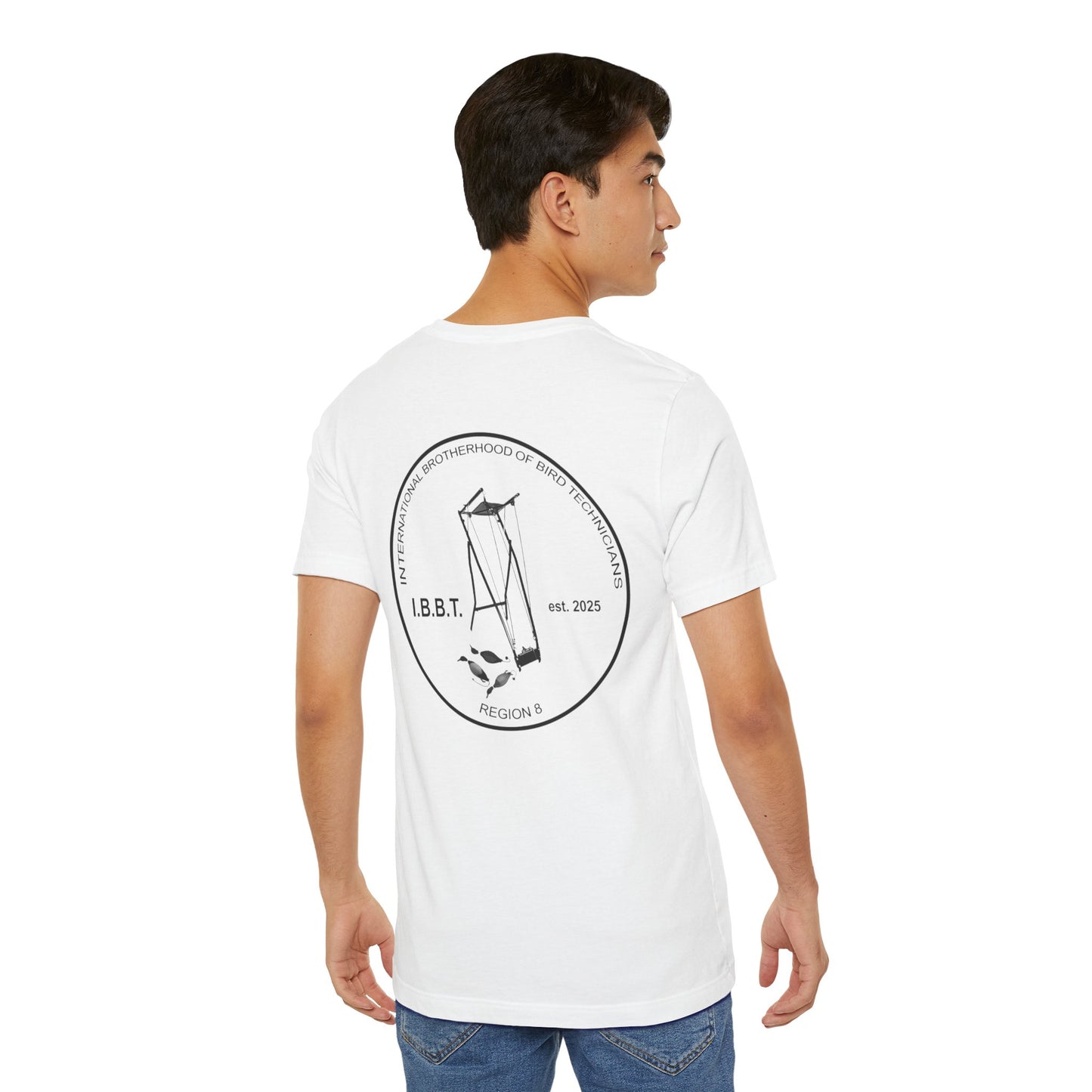 International Brotherhood of Bird Technicians IBBT Region 8 Back Print