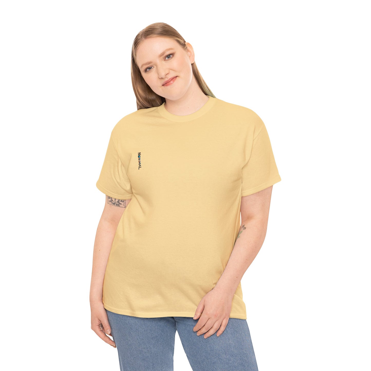 Normales Tragen AI Prints Unisex-T-Shirt aus schwerer Baumwolle