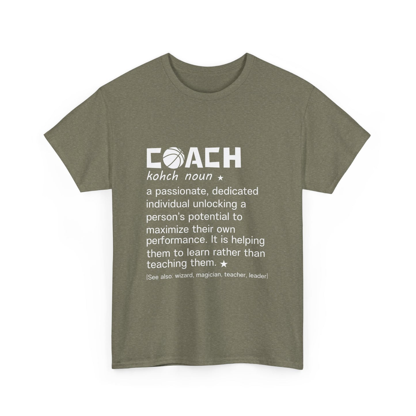 Basketball Coach Definition Unisex Tee