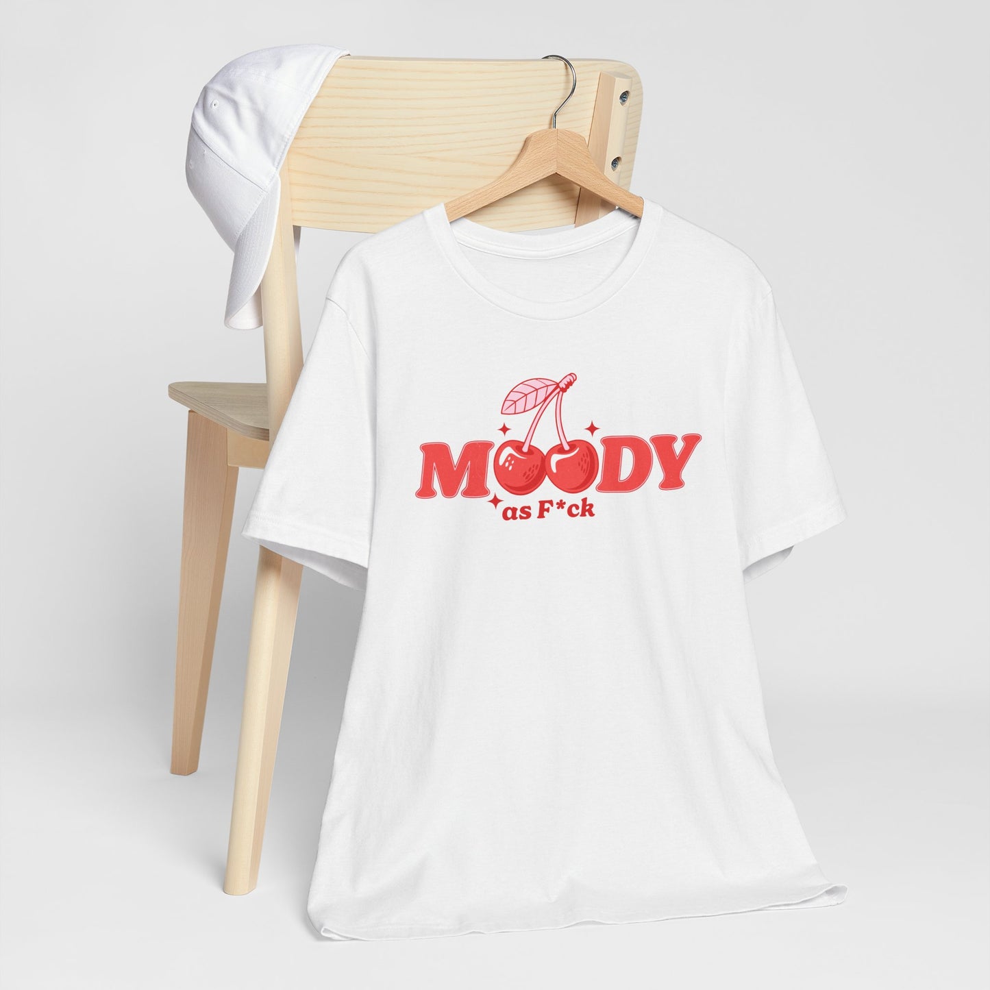 Moody AF front Cherries Self Love skeleton Heart Back