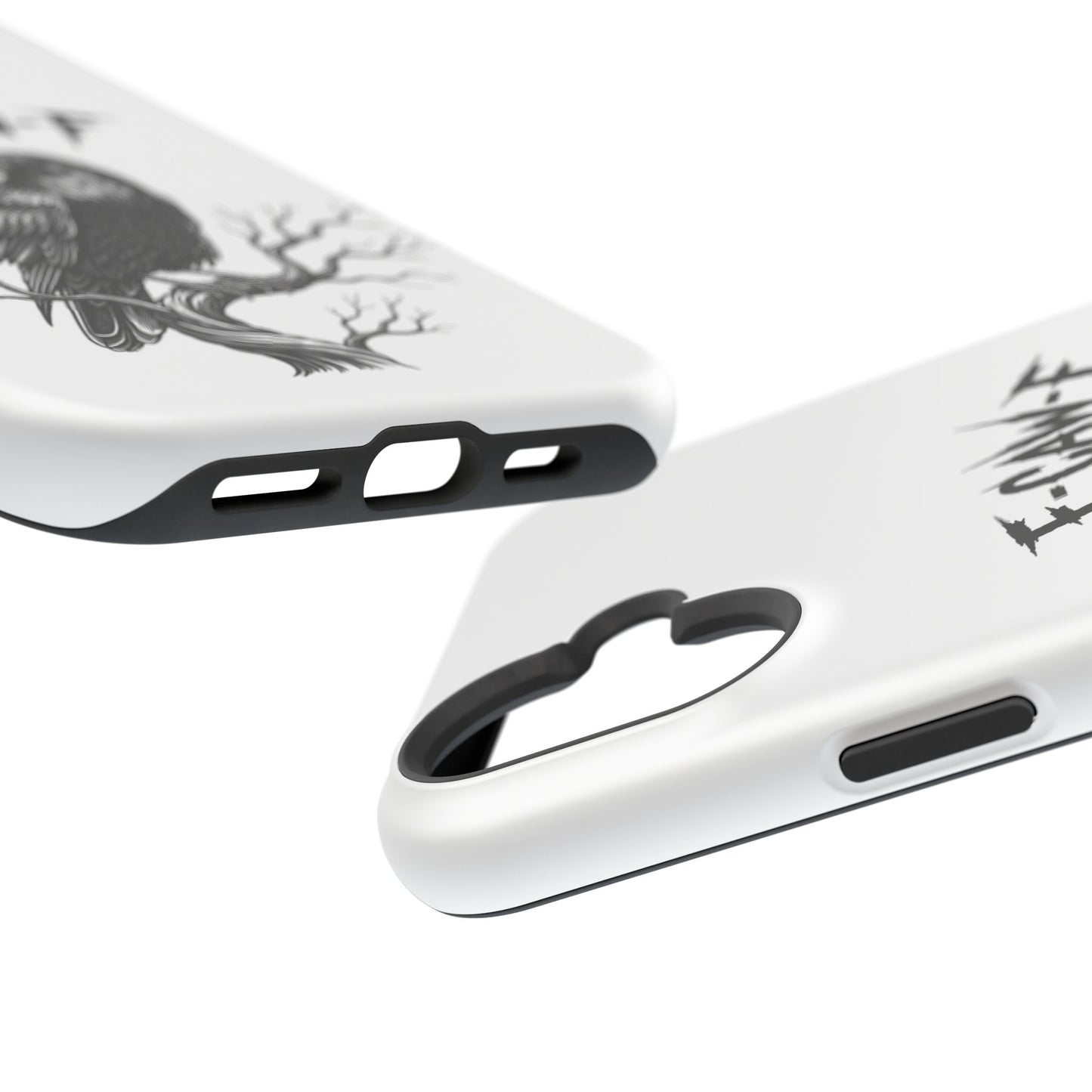 F-Caw-F Raven Phone Case, Autum Vibe Accessory, Perfect for Bird Lovers, Unique Gift for Him/Her, Impact-Resistant Phone Cover