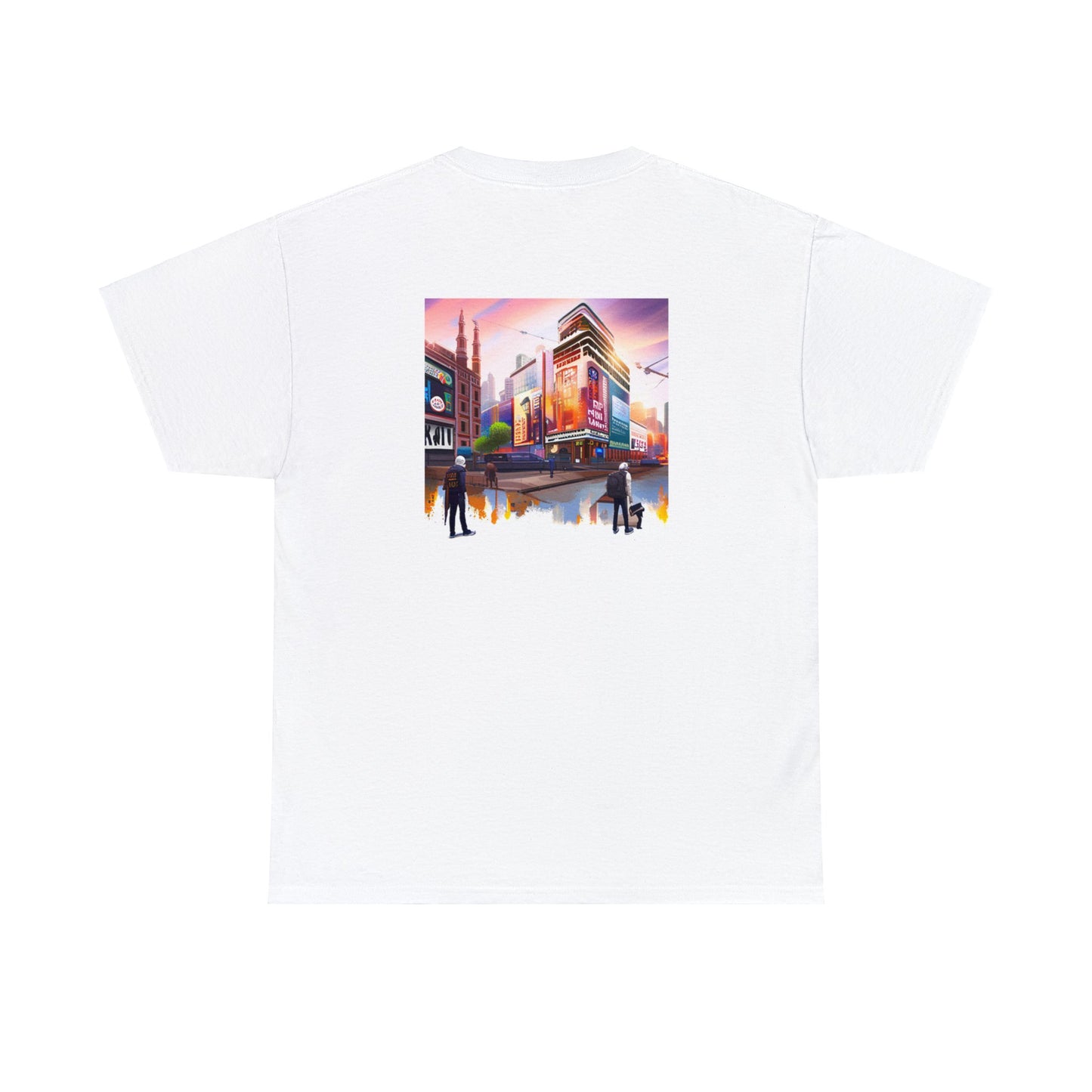 Normales Tragen AI Prints Unisex-T-Shirt aus schwerer Baumwolle