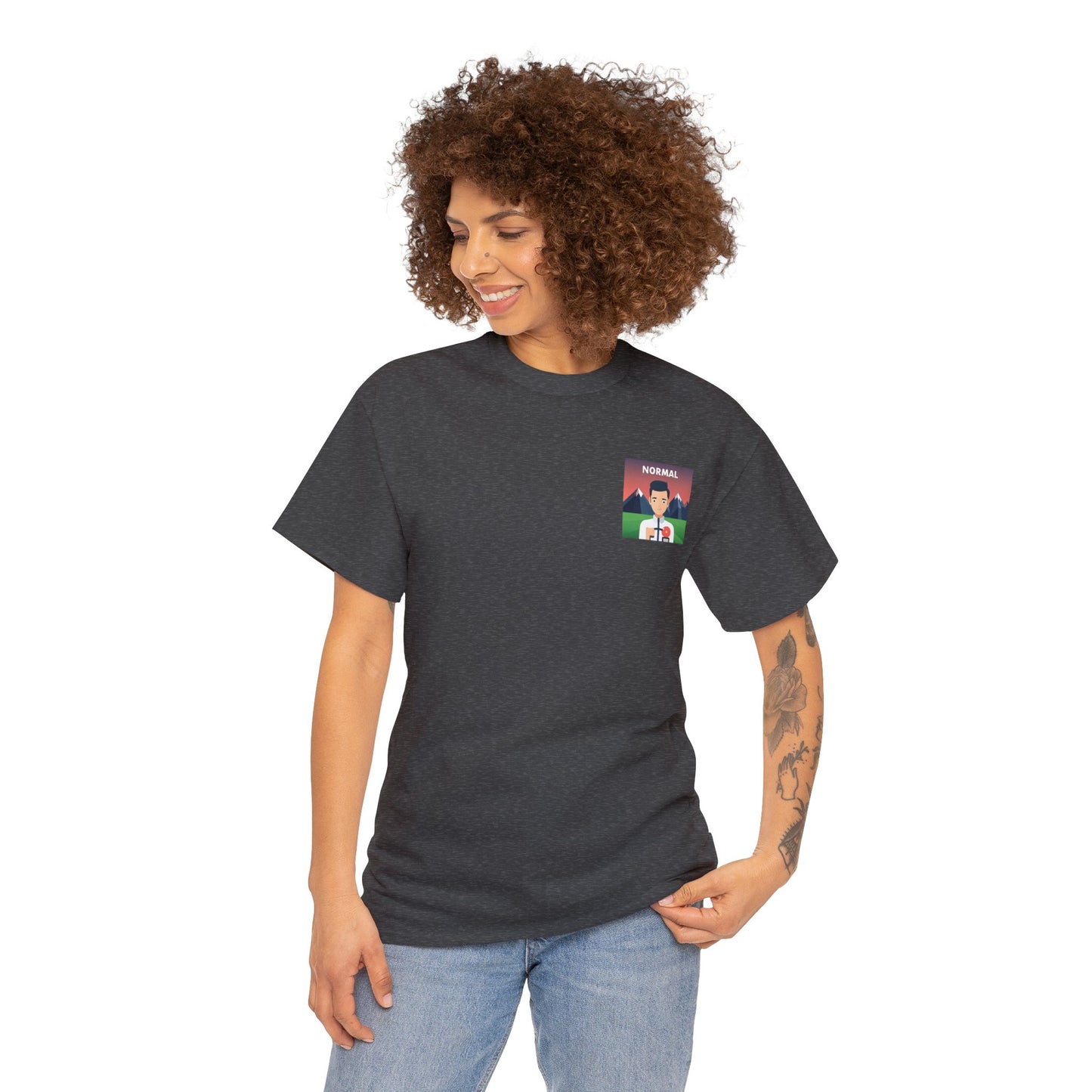 Normal Wear Unisex Heavy Cotton Tee