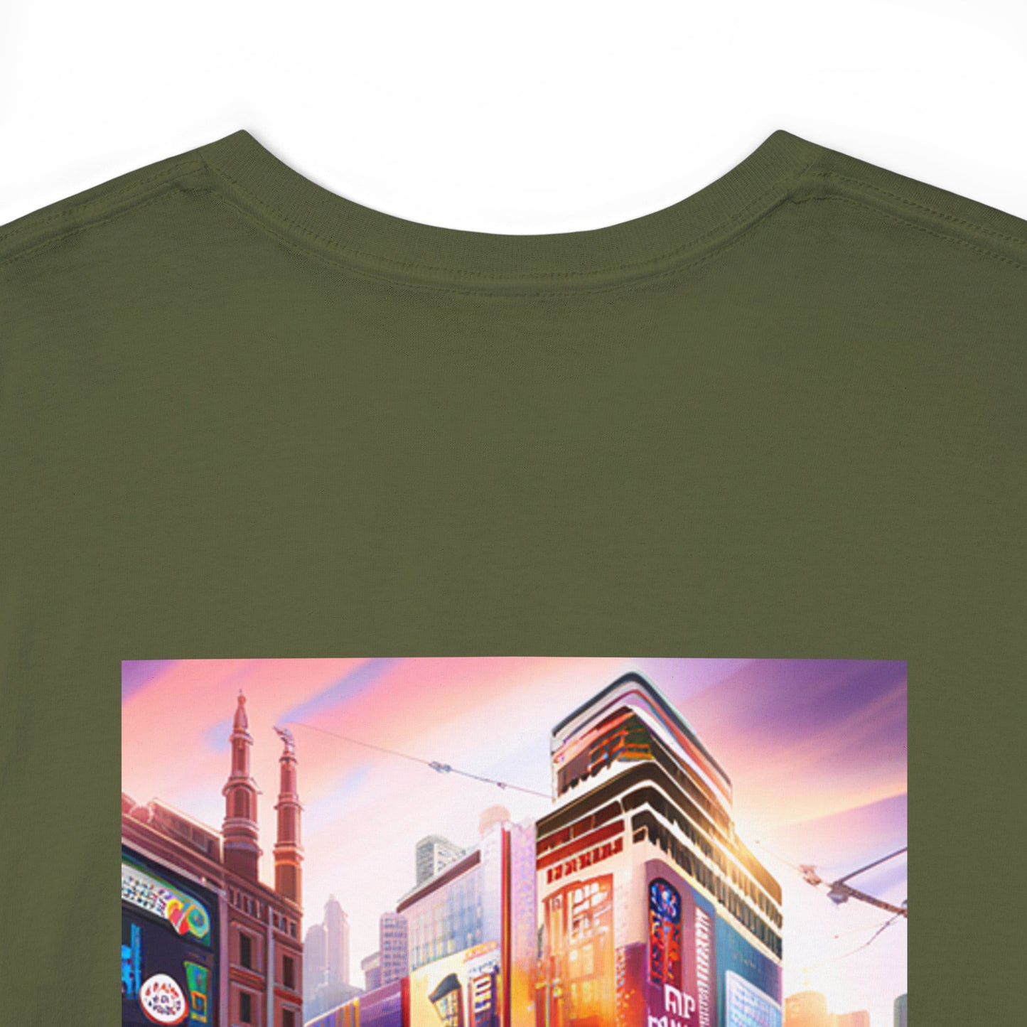 Normales Tragen AI Prints Unisex-T-Shirt aus schwerer Baumwolle