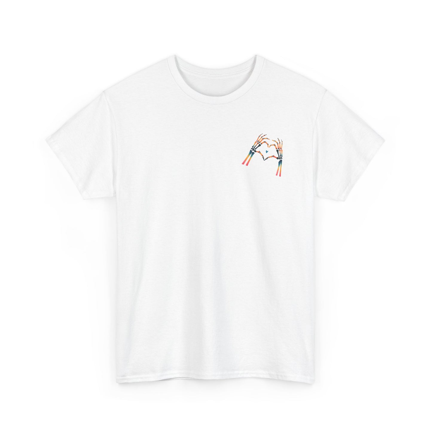 Valentine's Day Raccoon Unisex Tee - 'Unhinged and Feral' Metal Hand Signs