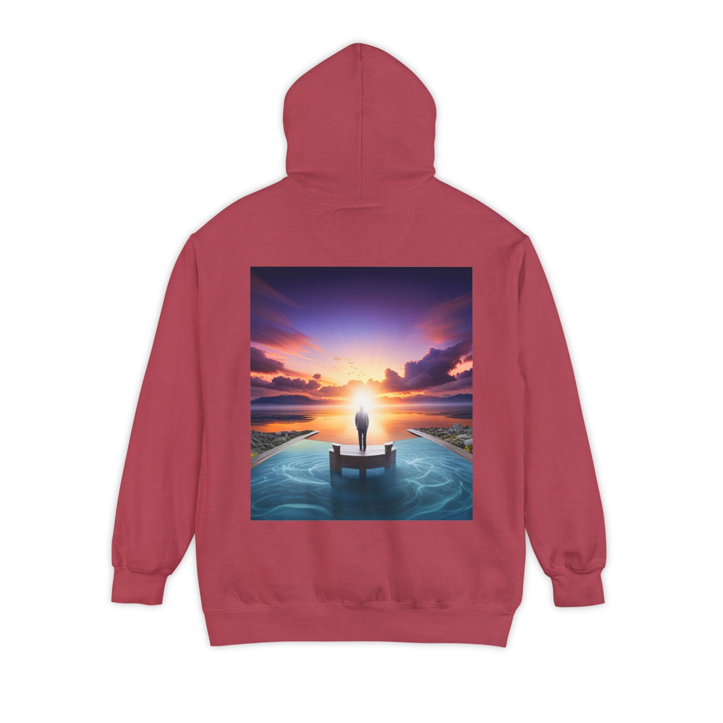 Normal Wear Unisex Garment-Dyed Hoodie