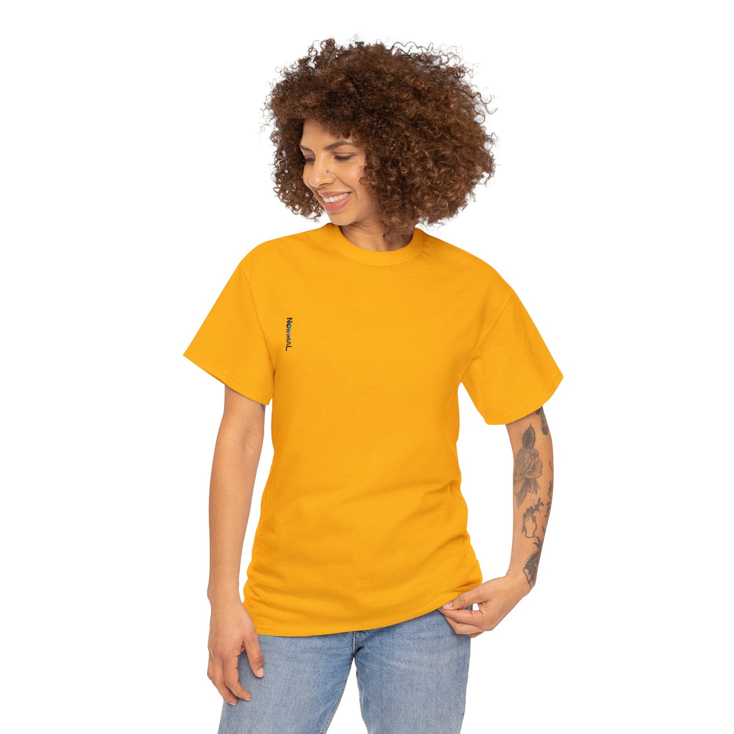 Normales Tragen AI Prints Unisex-T-Shirt aus schwerer Baumwolle