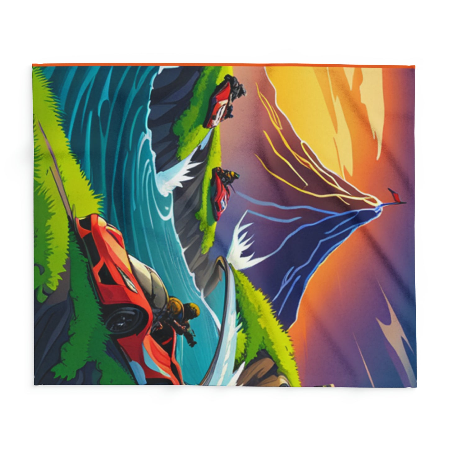 AI fortnite Arctic Fleece Blanket