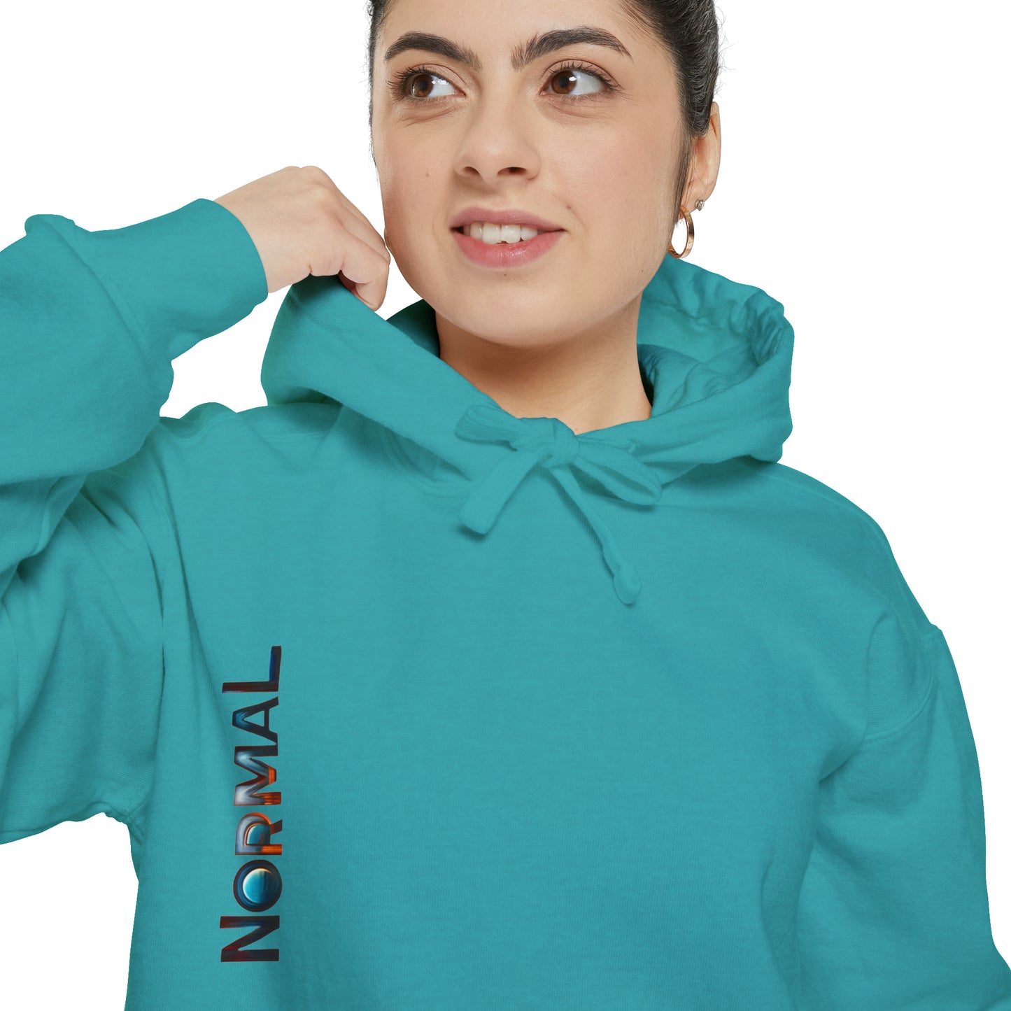 Normal Wear Unisex Garment-Dyed Hoodie