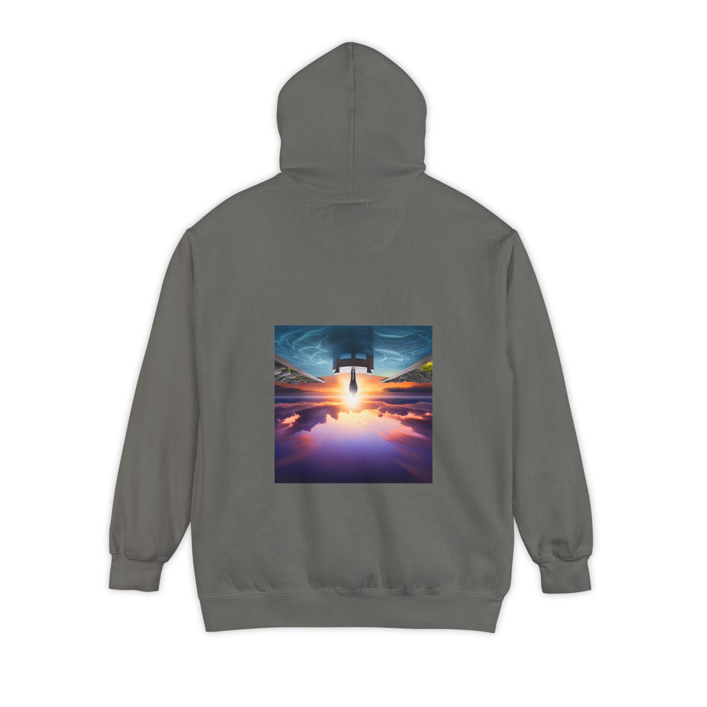 Normal Wear Unisex Garment-Dyed Hoodie