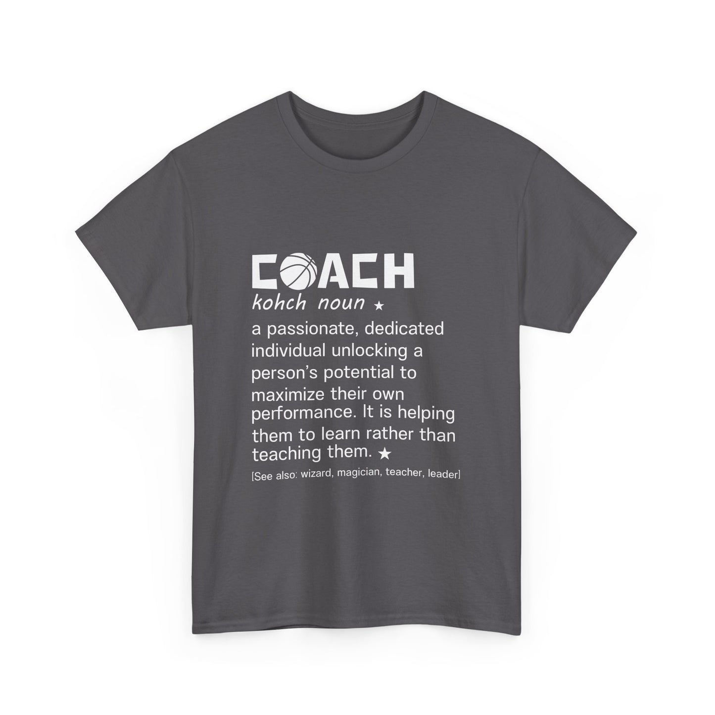 Basketball Coach Definition Unisex Tee