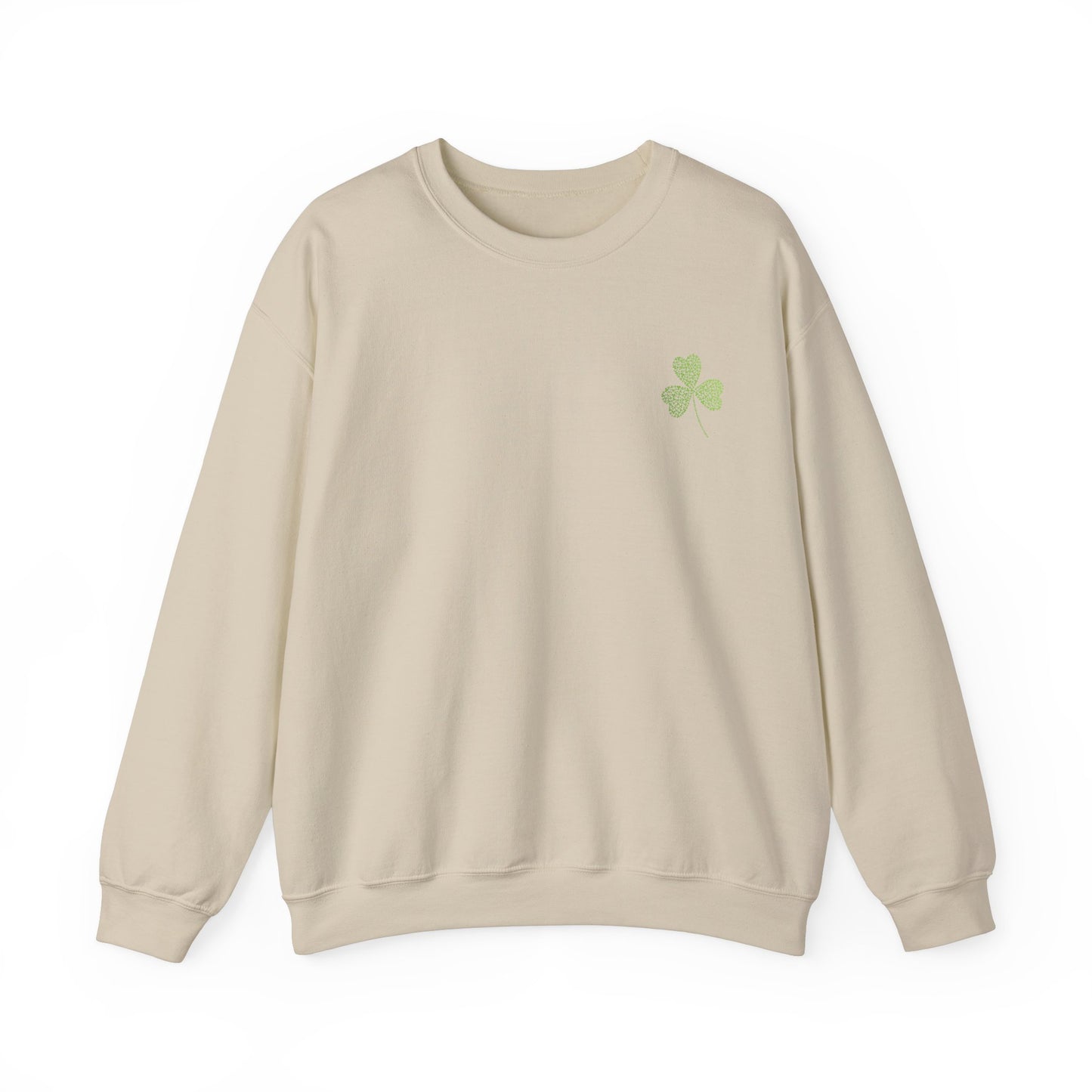 St Patricks Basic CloverUnisex Heavy Blend™ Crewneck Sweatshirt