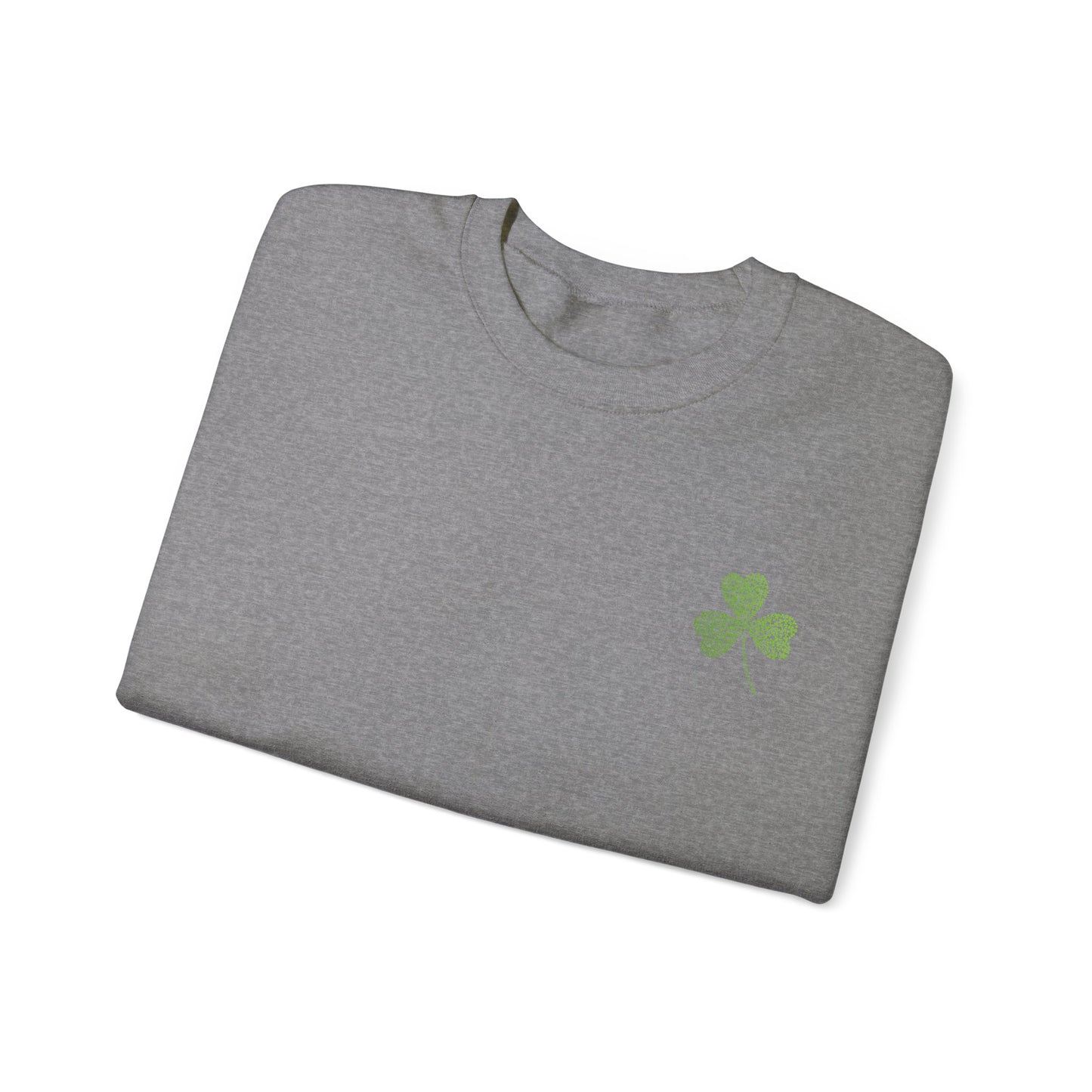 St Patricks Basic CloverUnisex Heavy Blend™ Crewneck Sweatshirt