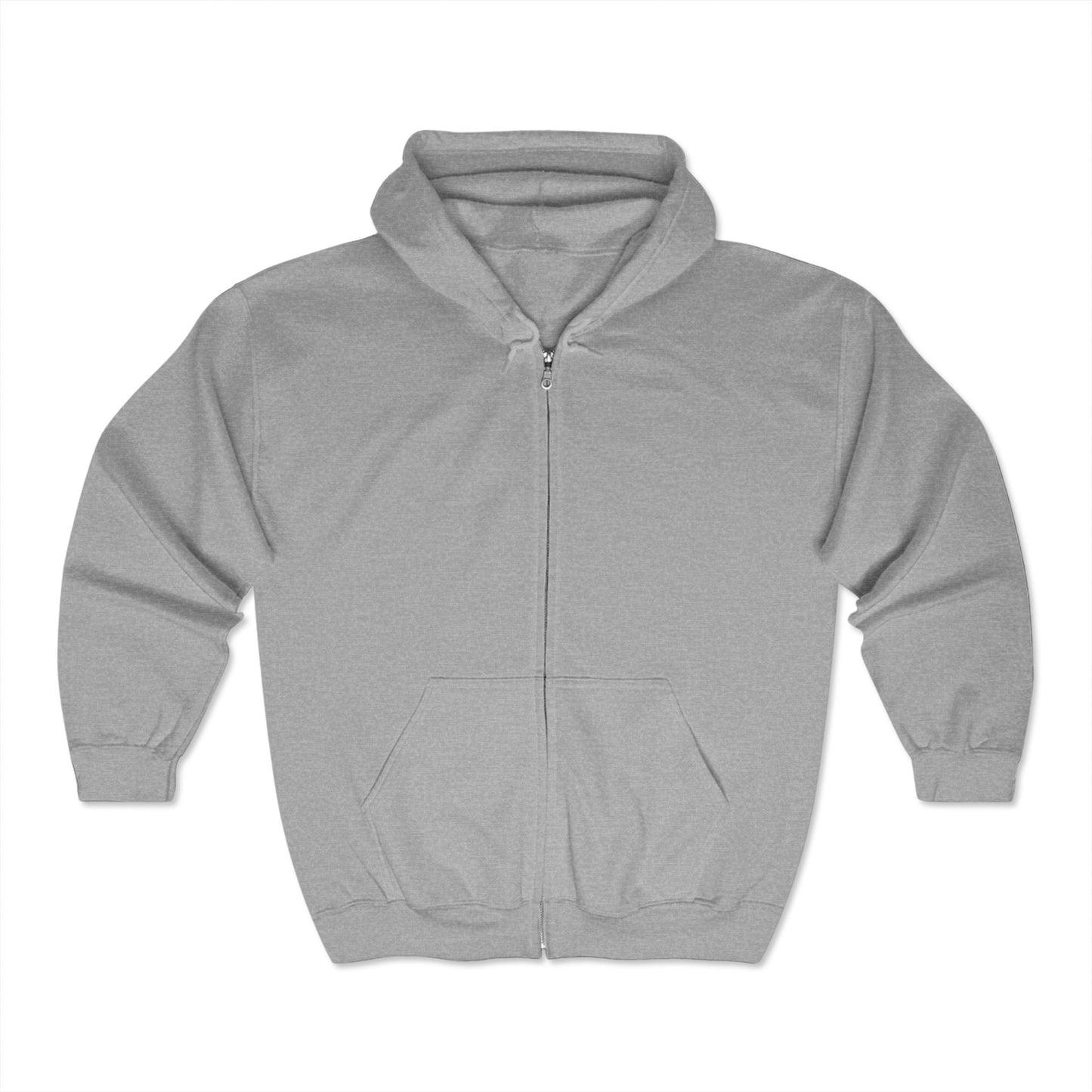 Faith & Spirit Full Zip Sweatshirt - Walk by Faith Design, Inspirational Apparel, Unisex Fashion, Gift for Believers, Cozy Layering