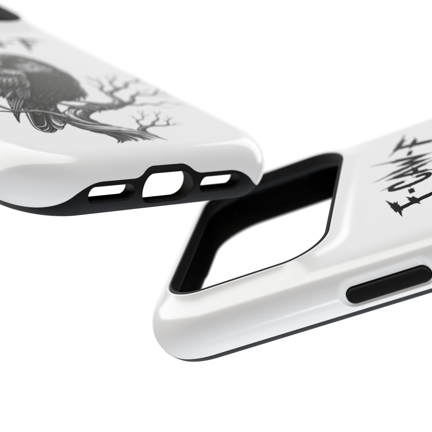 F-Caw-F Raven Phone Case, Autum Vibe Accessory, Perfect for Bird Lovers, Unique Gift for Him/Her, Impact-Resistant Phone Cover