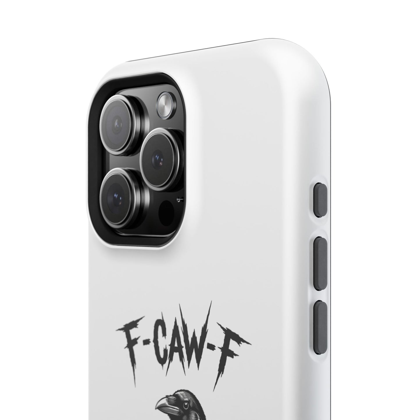 F-Caw-F Raven Phone Case, Autum Vibe Accessory, Perfect for Bird Lovers, Unique Gift for Him/Her, Impact-Resistant Phone Cover