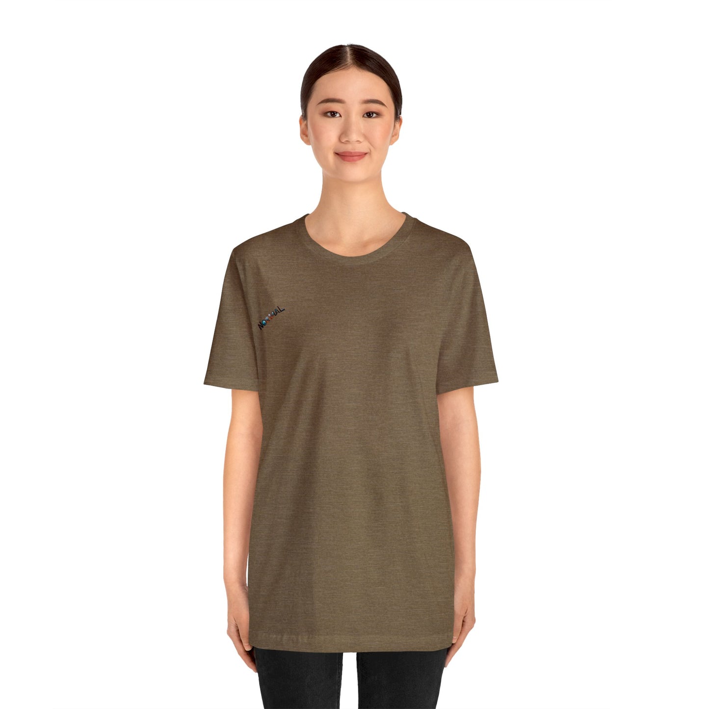 Normal Wear Unisex Jersey Short Sleeve Tee