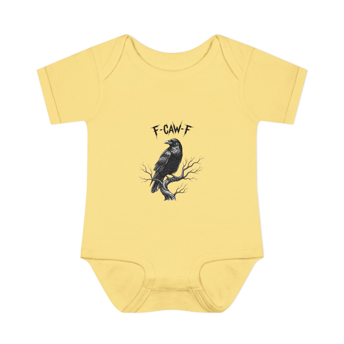 Raven Graphic Baby Bodysuit - Cute Baby Outfit, Funny Baby Gift, Birthday, Halloween, Baby Shower