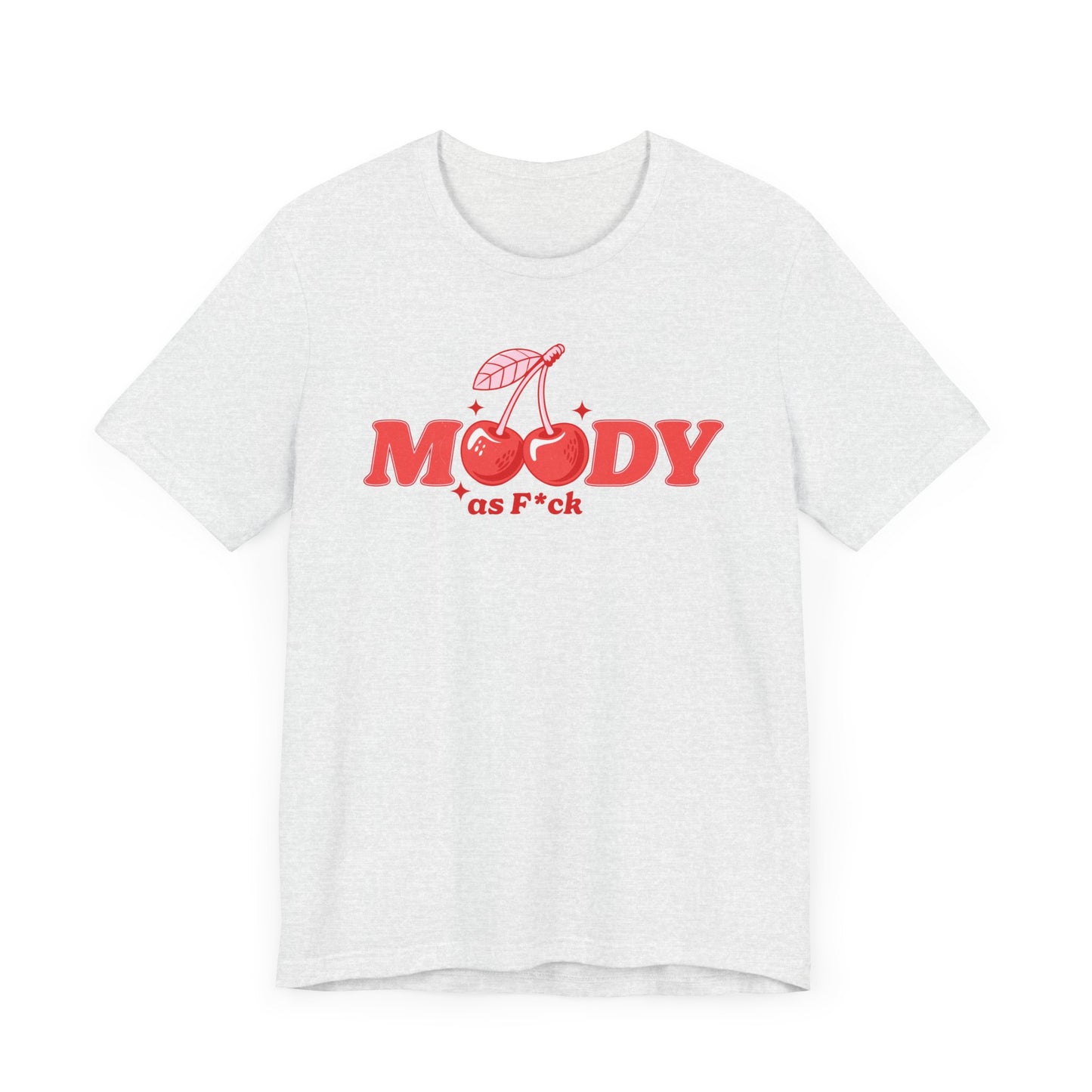 Moody AF front Cherries Self Love skeleton Heart Back