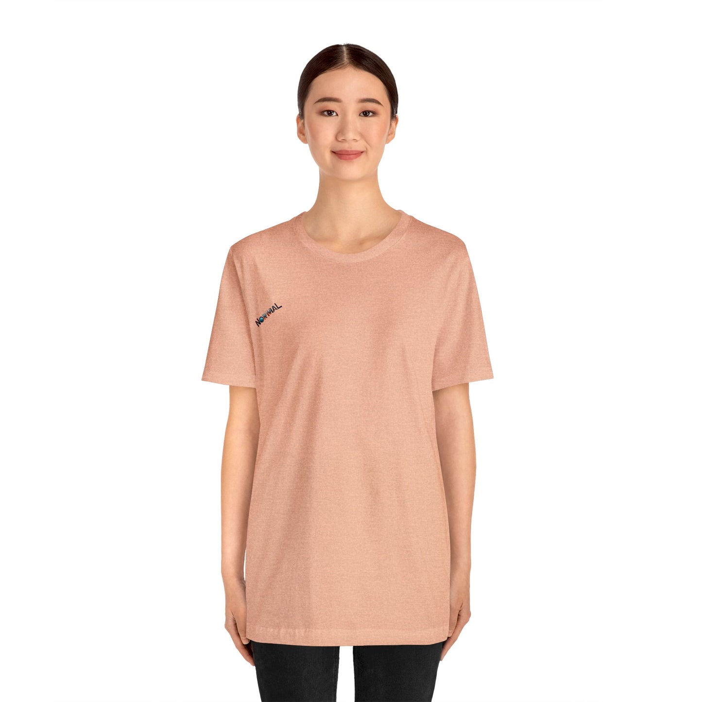 Normal Wear Unisex Jersey Short Sleeve Tee