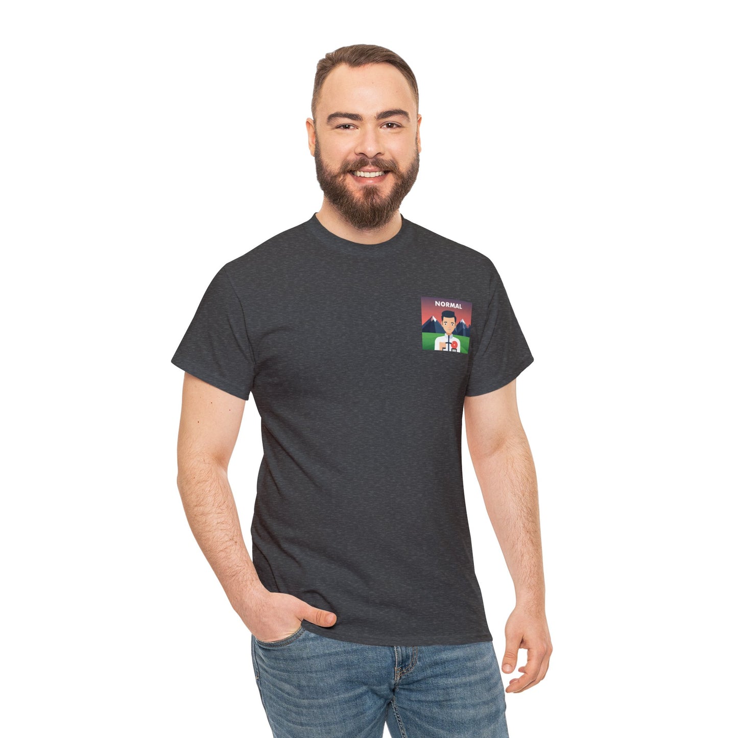 Normal Wear Unisex Heavy Cotton Tee