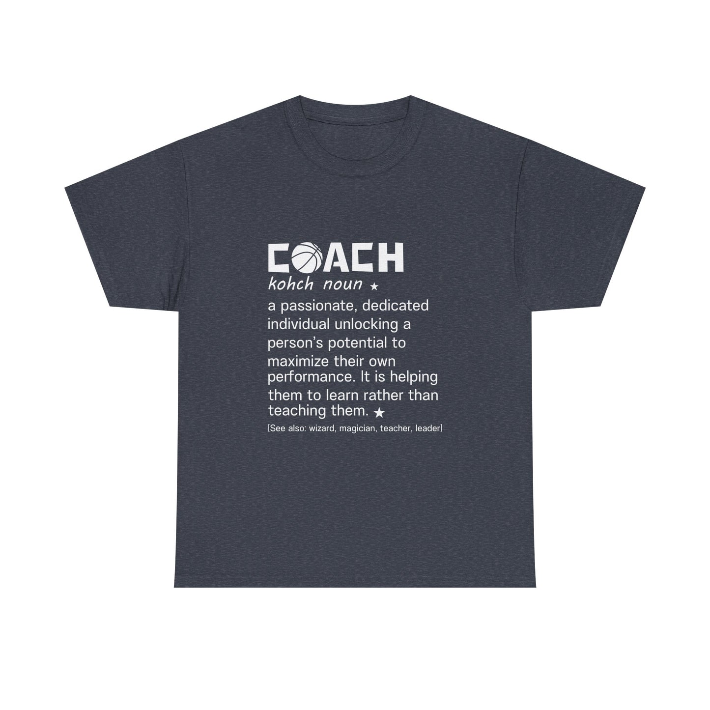 Basketball Coach Definition Unisex Tee