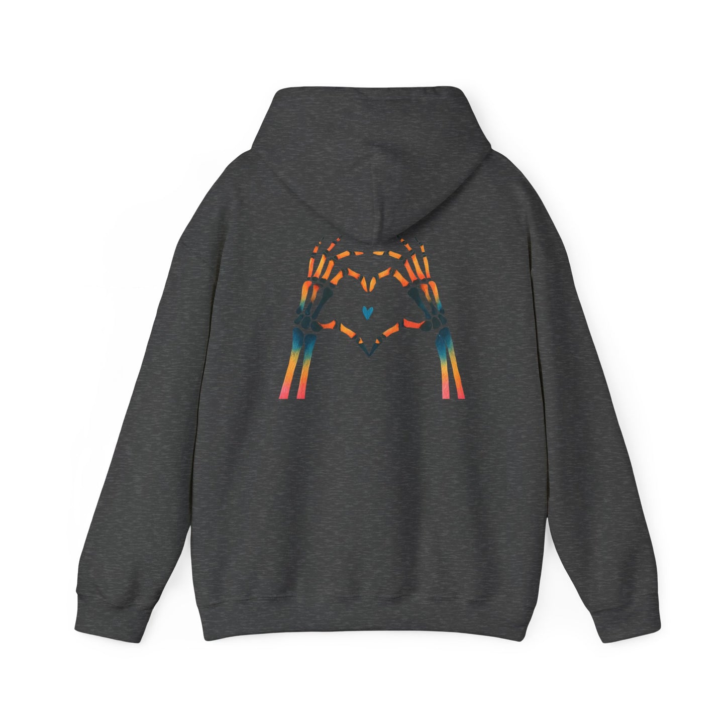 Rainbow Skeleton Heart Hoodie