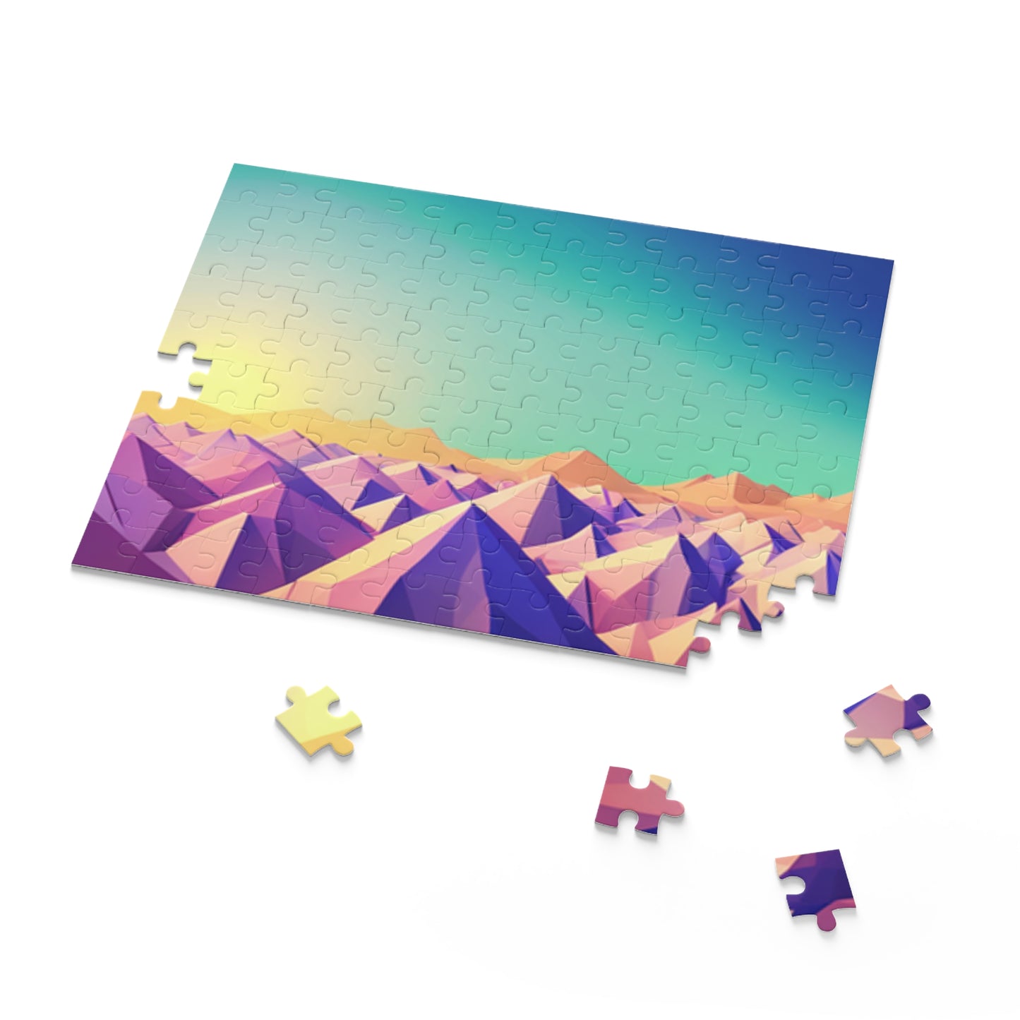 AI Sunset Art Puzzle (120, 252, 500-Piece)