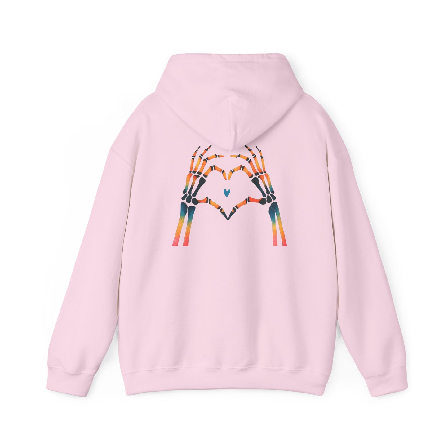 Rainbow Skeleton Heart Hoodie