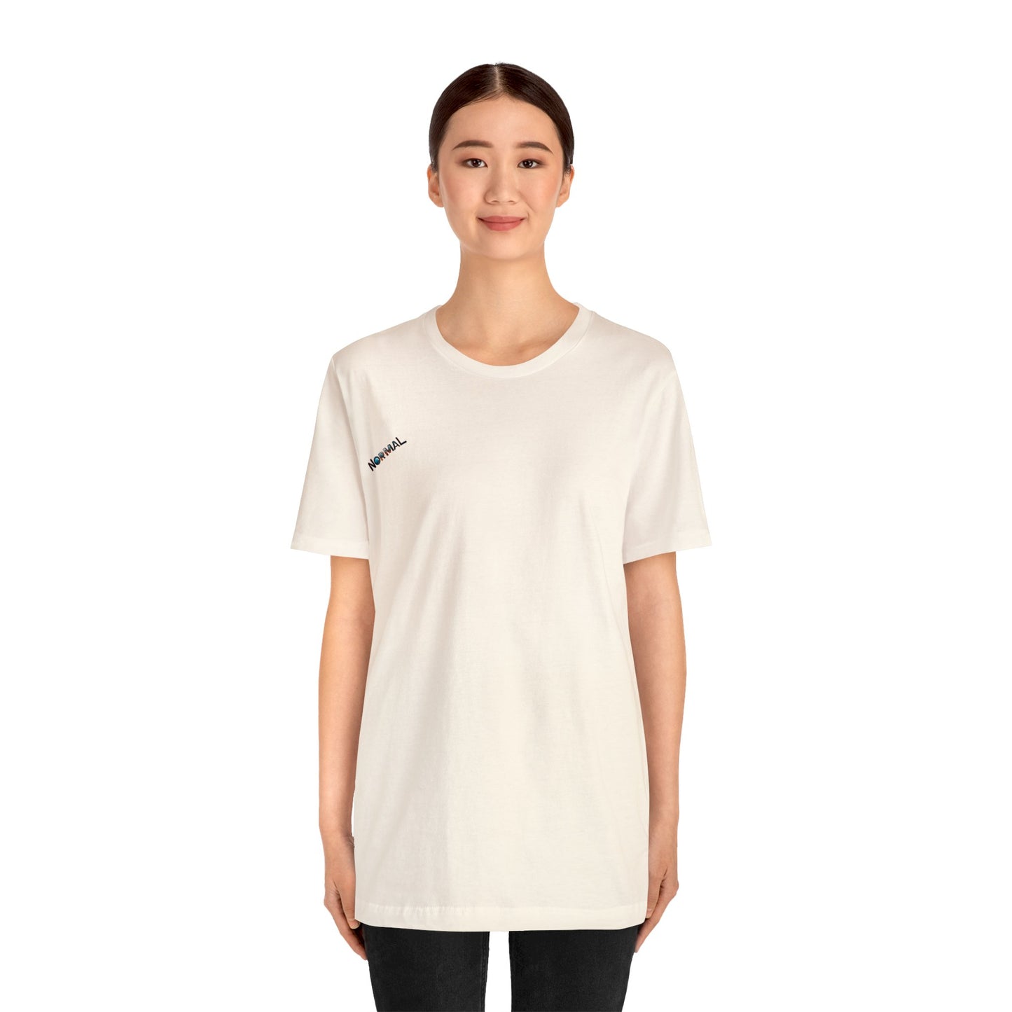 Normal Wear Unisex Jersey Short Sleeve Tee