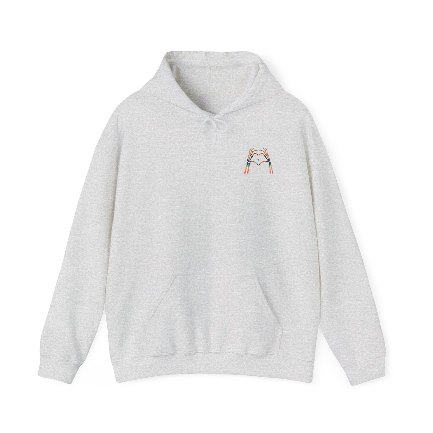 Rainbow Skeleton Heart Hoodie
