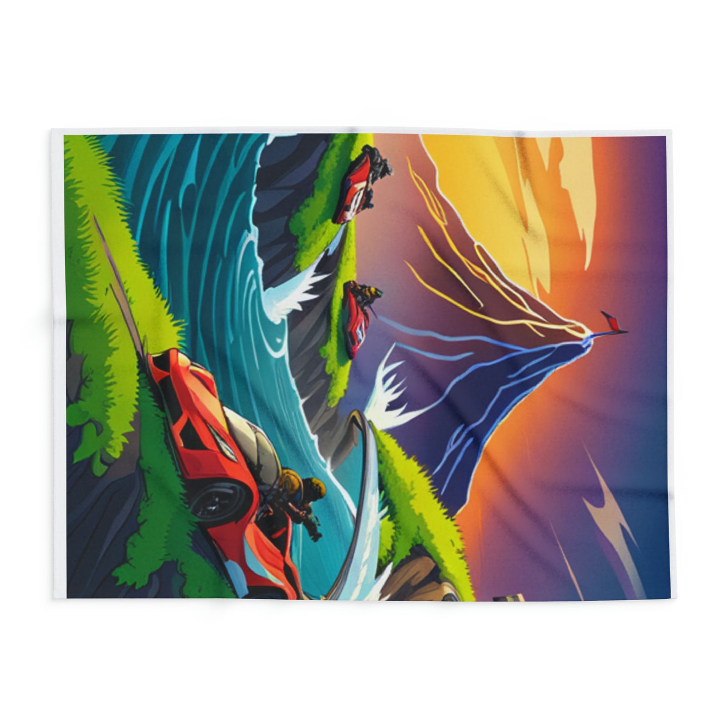 AI fortnite Arctic Fleece Blanket