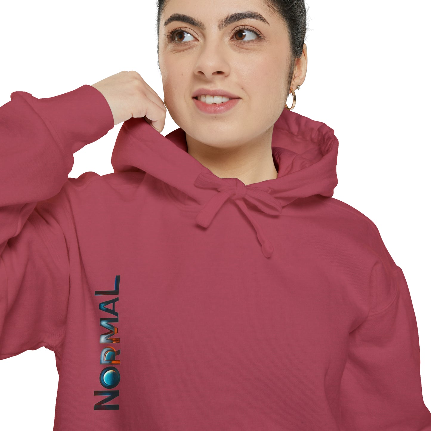 Normal Wear Unisex Garment-Dyed Hoodie