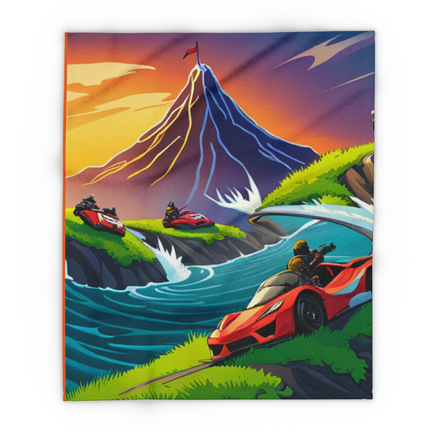 AI fortnite Arctic Fleece Blanket
