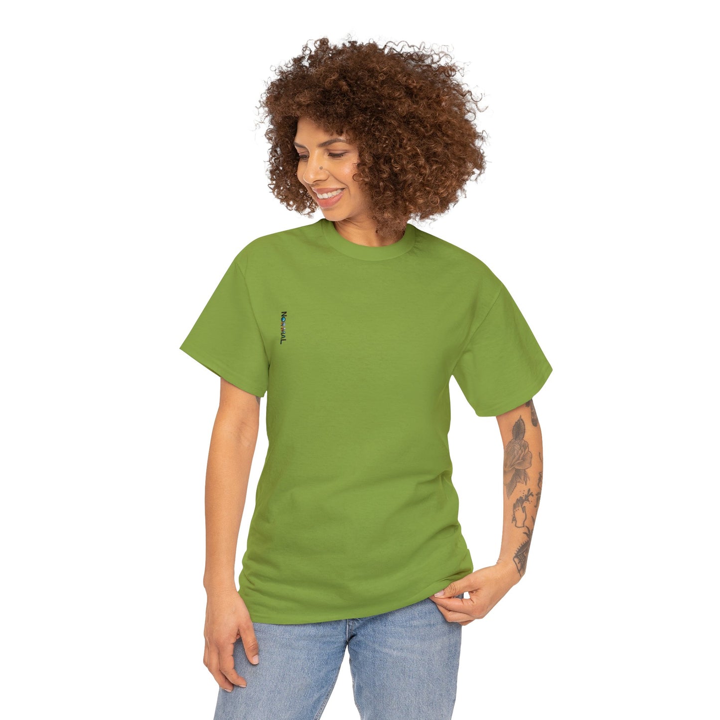 Normales Tragen AI Prints Unisex-T-Shirt aus schwerer Baumwolle